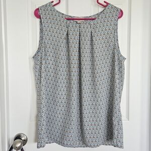 *3/$15* Geometric Patterned Sleeveless Top